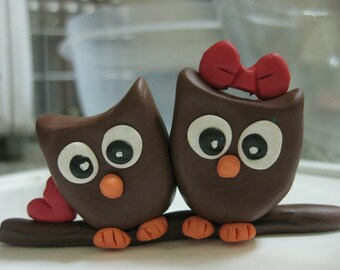 Love Owls Cake topper