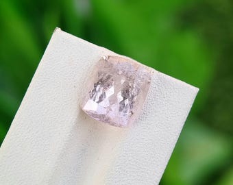 Natural Pink Topaz 6.62ct Cushion Cut Gemstone • Katlang Pakistan • Untreated