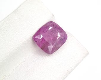 Natürlicher afghanischer Saphir | 3,87 ct Edelstein im Kissenschliff