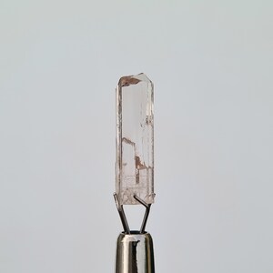 Imperial Topaz 4.43 Ct Rough Crystal – Natural Very Light Pink Gemstone from Katlang, Pakistan