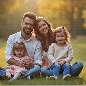 Personalized Jigsaw Puzzle | Family, Pet, or Memory Photo Gift | Perfect for Birthdays, Anniversaries, Mother&#39;s Day, Father&#39;s Day Gift