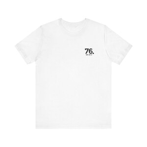 76. Nope. Not 67 | Tee | Minimal Chest Logo T-Shirt