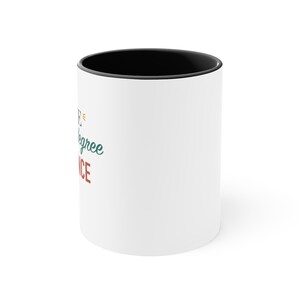Teacher Black Accent Mug – I have a masters degree in patience image 2
