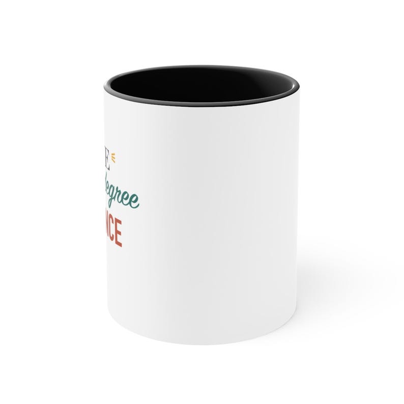Teacher Black Accent Mug – I have a masters degree in patience image 2