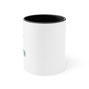 Tazza con accenti neri – La normalità è solo un mito educato immagine 2