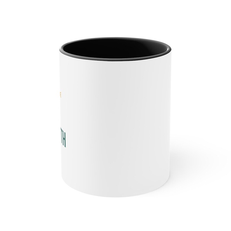 Tazza con accenti neri – La normalità è solo un mito educato immagine 2