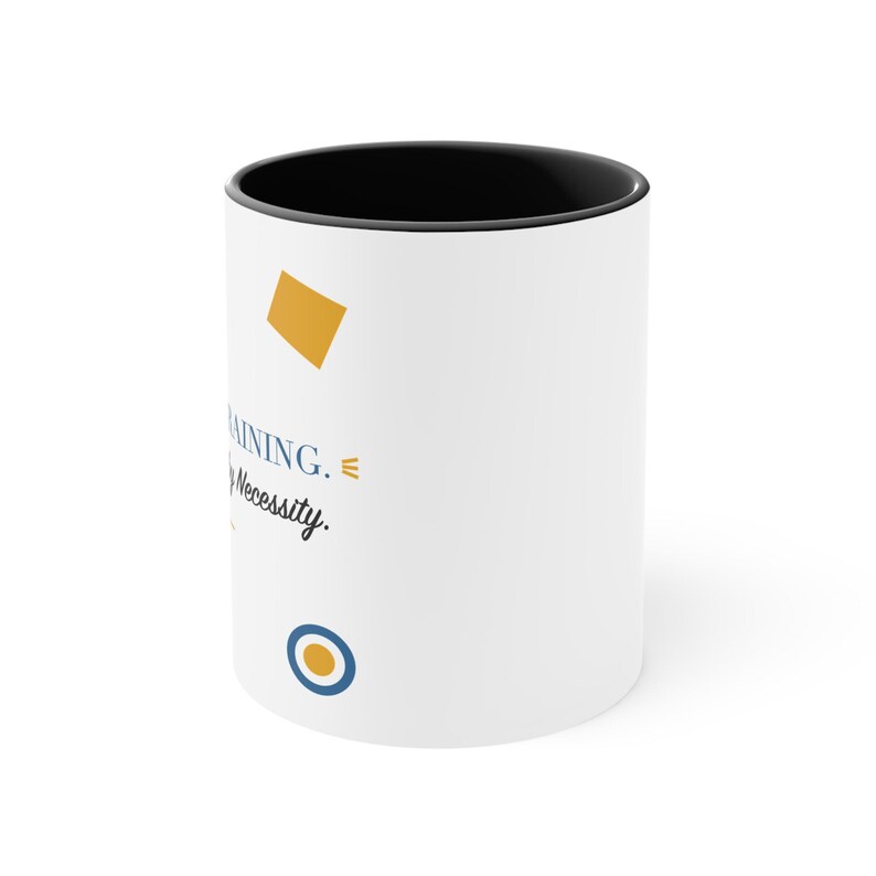 Black Accent Mug – Nurse by Training. Problem Solver by Necessity image 2