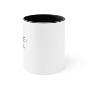 Black Accent Mug – No Pressure. Just Vitals image 2