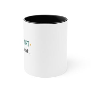 Taza con detalles en negro: el soporte molar es importante. imagen 2