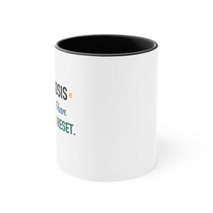 Black Accent Mug – The Diagnosis Was Easier Than The Password Reset image 2