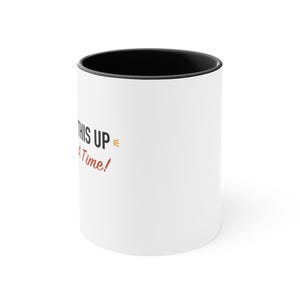 Black Accent Mug – I'm Making This Up One Bell At A Time image 2
