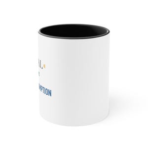 Black Accent Mug – Normal is just an optimistic assumption image 2