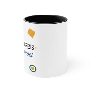 Black Accent Mug – Nurse in Progress Do Not Distract image 2
