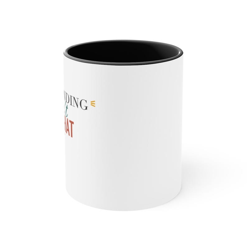 Black Accent Mug – I'm Pretending I Didn't Hear That image 2