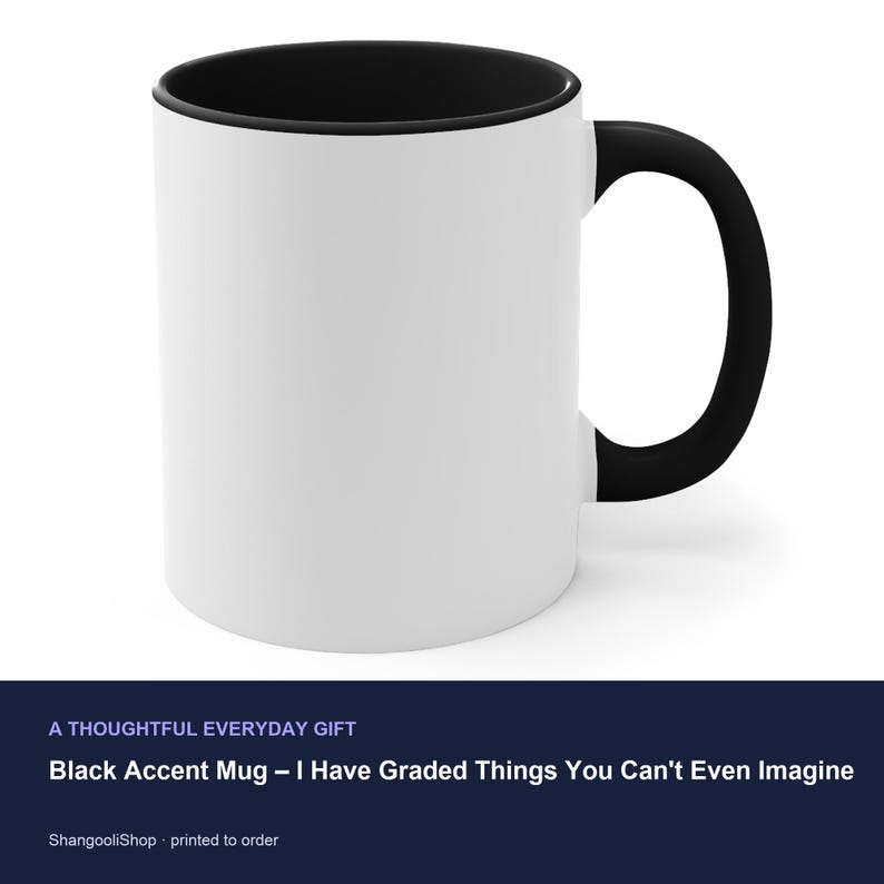 Taza con detalles en negro: He calificado cosas que ni siquiera puedes imaginar. imagen 3