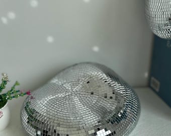 Handgemachte schmelzende Disco Ball Skulptur: Funky Retro Wanddekoration