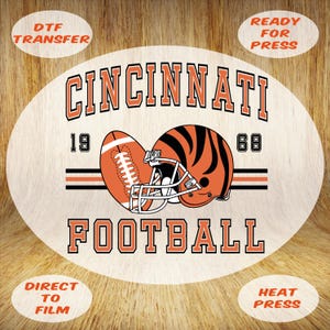 Vintage Cincinnati Bengals Iron Patch – Original, Made In China