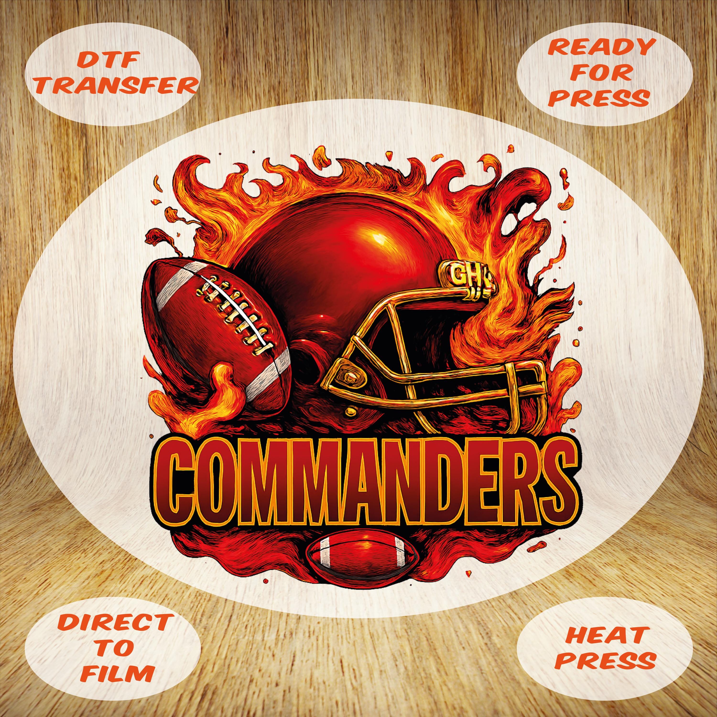 thumbnail image 2 of Washington Commanders Redskins Iron On Embroidered Patch - NFL Football 2 of 4
