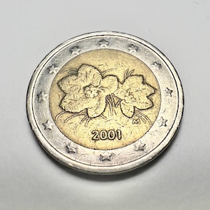 2 Euro Coin Finland 2001 - Etsy