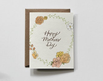 mother's day TINY FLOWERS | mother's day greeting card, everyday card for mom, i love you so much mom card, happy mother's day, mother's day