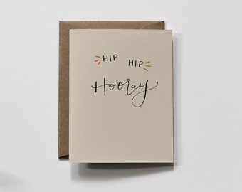 HIP HIP HOURRA | carte de vœux d’anniversaire, carte d’anniversaire pour lui, carte d’anniversaire adulte, carte d’anniversaire amusante, hip hip hourra célébration d’anniversaire