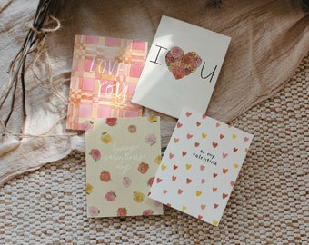 valentine's SECONDS GRAB BAG - set of 8 seconds greeting cards | variety pack, random assortment, grab bag, surprise set, stationery deal