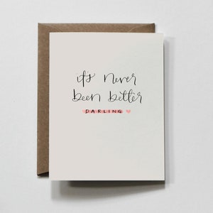 NUNCA HA SIDO MEJOR / tarjeta de felicitación, tarjeta de aniversario, tarjeta del 10º aniversario, tarjeta i love you, tarjeta romántica, tarjeta para esposa, propuesta