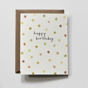 STUMP | birthday greeting card, colorful birthday card, bright watercolor birthday card, birthday gift card for her, birthday card