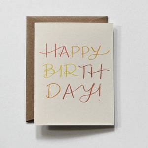 CARVÃO | cartão de aniversário, cartão de felicitações, cartão de aniversário divertido, cartão de aniversário minimalista, cartão de aniversário colorido, cartão de aniversário com script