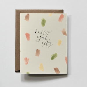 BEAUCOUP DE MANQUEZ DE VOUS | carte de voeux, amitié et amour, carte de relation longue distance, carte de petit ami, carte de petite amie, carte tu me manques, amis