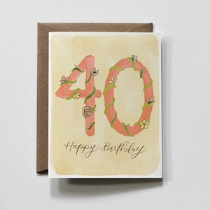 VIERZIG | Glückwunschkarte zum 40.Geburtstag, Geschenk zum 40.Geburtstag, Partykarte zum 40.Geburtstag, 40.Geburtstagskarte, 40.Geburtstagskarte, Party 40