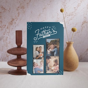Gepersonaliseerde houten vaderdagbord | Gegraveerd cadeau voor papa | Woondecoratie voor Vaderdag | Op maat gemaakt muurbord voor papa