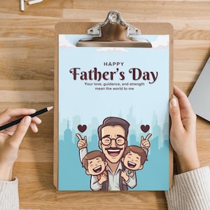 Personalisierte Vatertag Keychain Geschenk | Personalisierter Schlüsselanhänger für Papa | Gravur Dad Geschenk von Sohn oder Tochter | Geschenk für Ihn