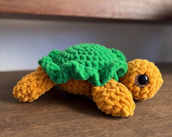 かぎ針編みのカメのあみぐるみパターン – ウミガメのかぎ針編みぬいぐるみパターン – カメのぬいぐるみ – かぎ針編みのカメ - デジタルファイル（完全なPDFパターン）