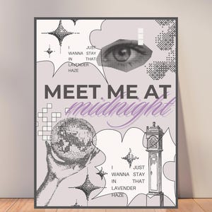 Taylor Swift-inspired Lavender Haze digital print