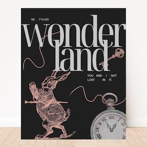 Taylor Swift-inspired Wonderland digital print