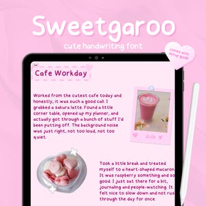 Cute Handwritten Font -  use in Goodnotes/ Notability for Digital Planning, Journaling, and Note-Taking Student| Neat Handwriting Font