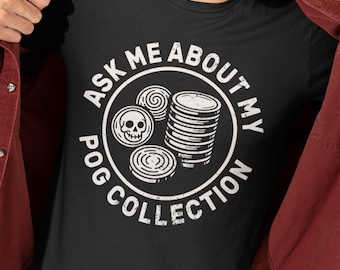 POGS Collection Shirt, POG Slammer, 90s Toy Nostalgia Gift