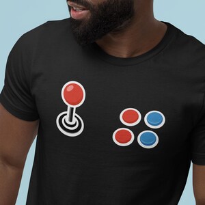 Arcadeshirt, retro gaming-T-shirt, vintage arcade, videogamecadeau