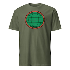 Captain Planet Shirt, Earth Day Tee, 90s Cartoon Nostalgia Gift Military Green