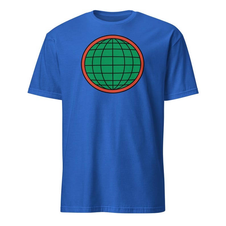 Captain Planet Shirt, Earth Day Tee, 90s Cartoon Nostalgia Gift Royal