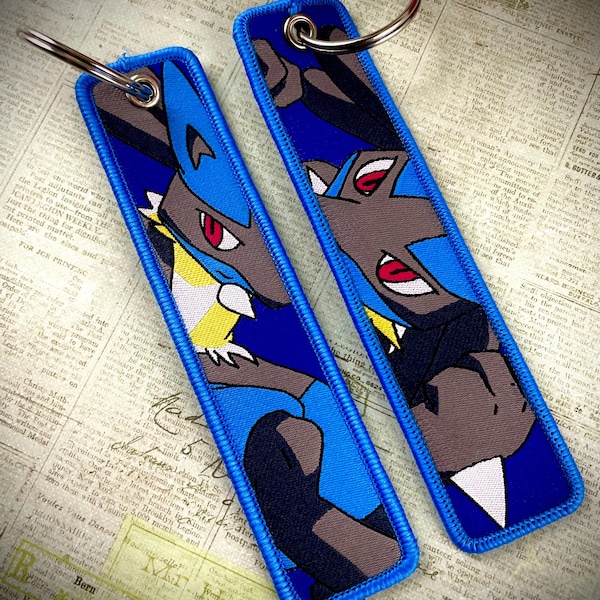 Lucario-sleutelhanger van 5 inch