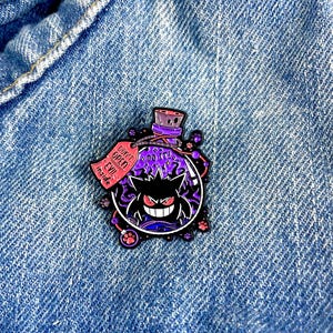 Épingle en émail Gengar 1,5 po.