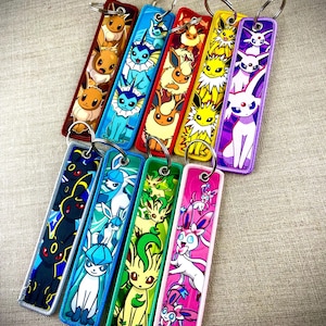 Eeveelution 5-Inch Keychain Set