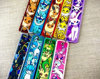 Eeveelution 5-Inch Keychain Set