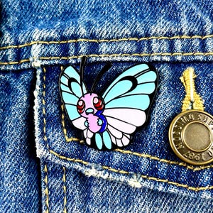 Butterfree Enamel Pin – 1.5”