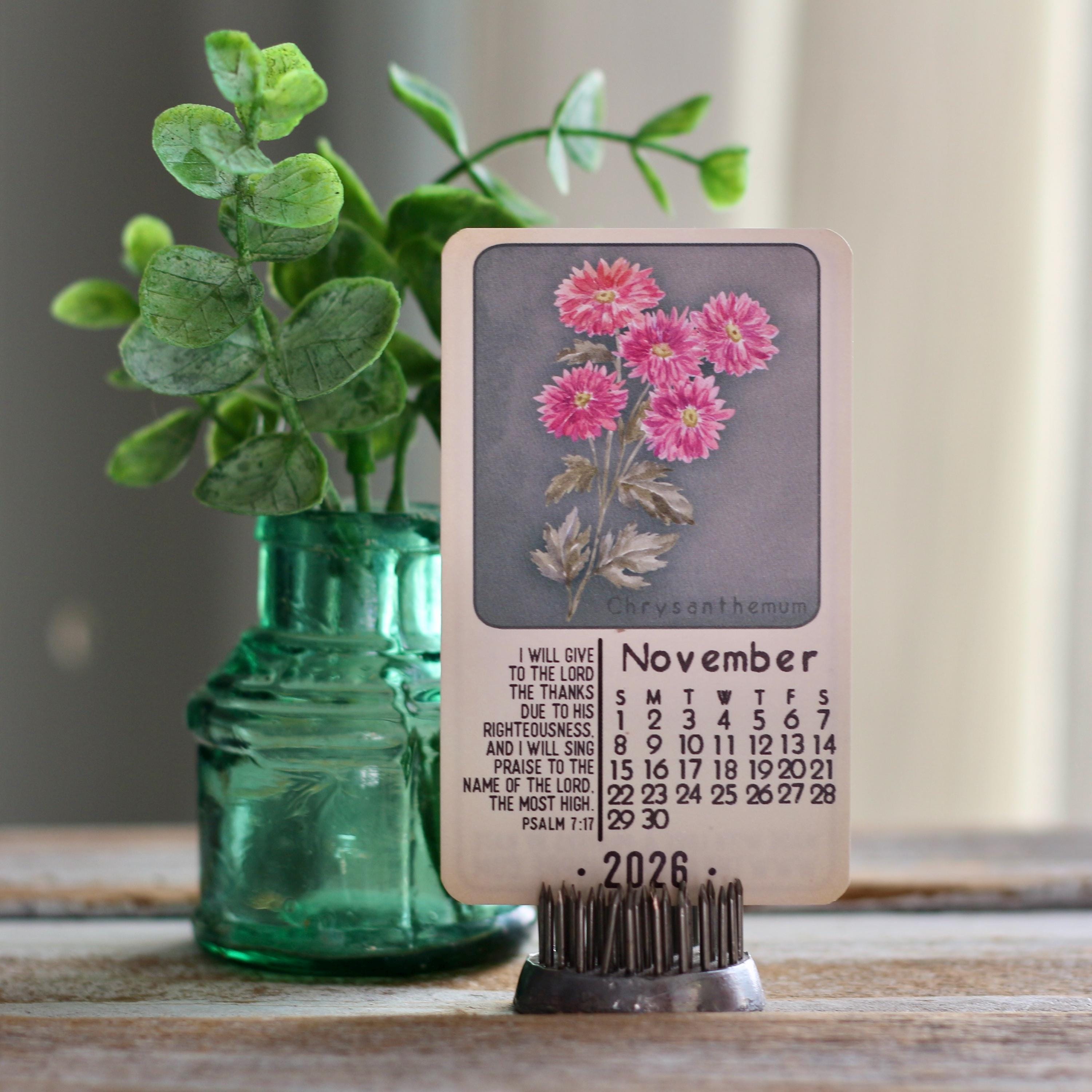 2026 Mini Calendar - Etsy