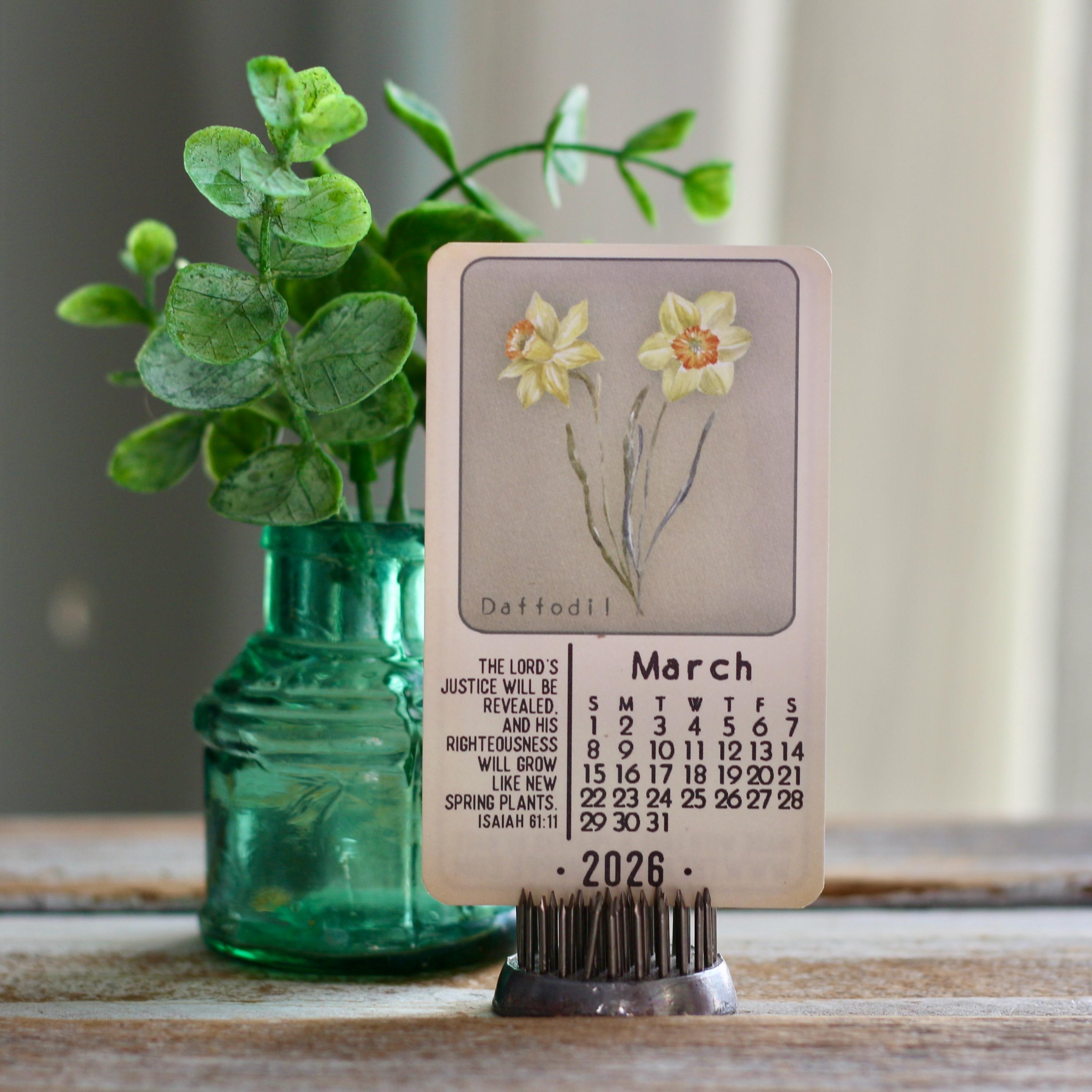 2026 Mini Calendar - Etsy