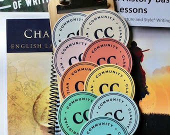 CLASSICAL • CHRISTIAN • COMMUNITY Classical Conversations waterproof vinyl sticker