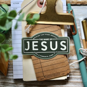 waterdichte vinylsticker de naam van Jezus